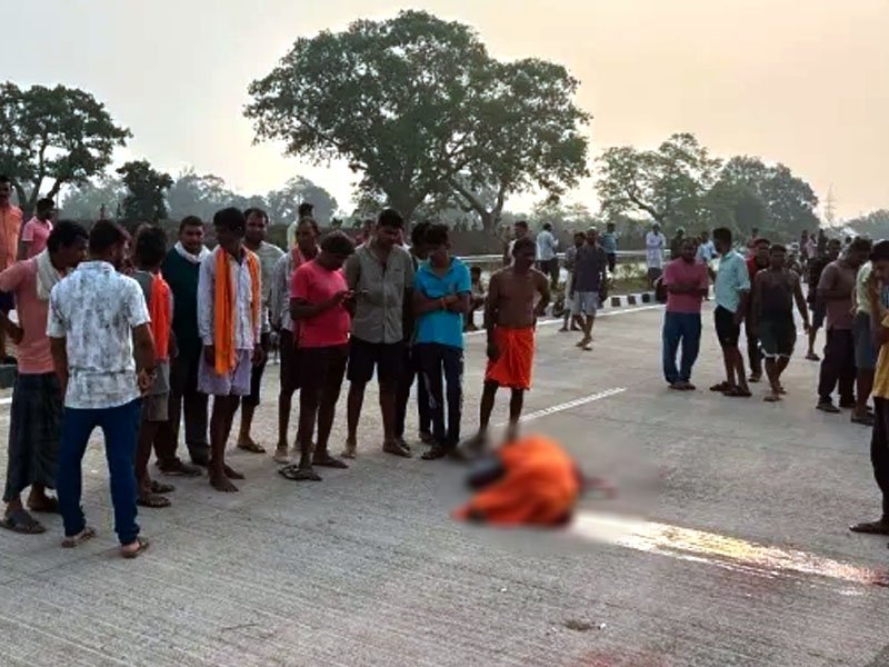 भारतमाला हाईवे पर हादसा
