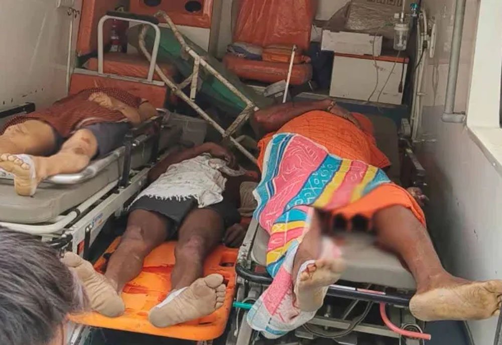 भारतमाला हाईवे पर हादसा