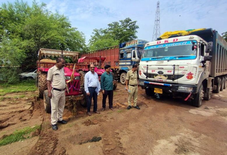 अवैध रेत उत्खनन