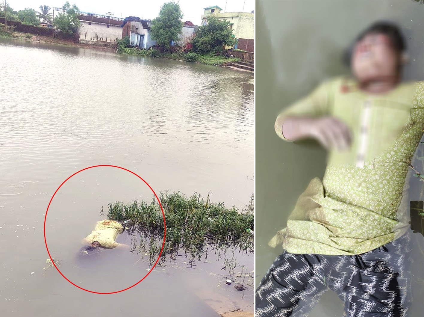 तालाब में तैरते मिली युवती की लाश