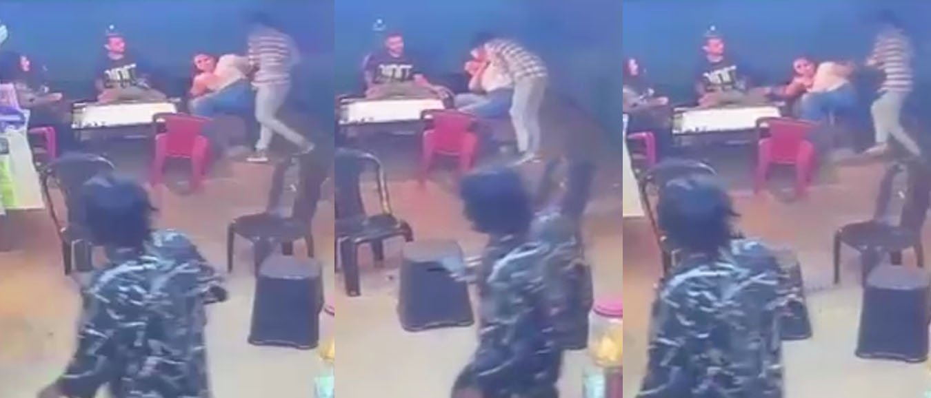 छात्रा का गला पकड़कर जबरन किस