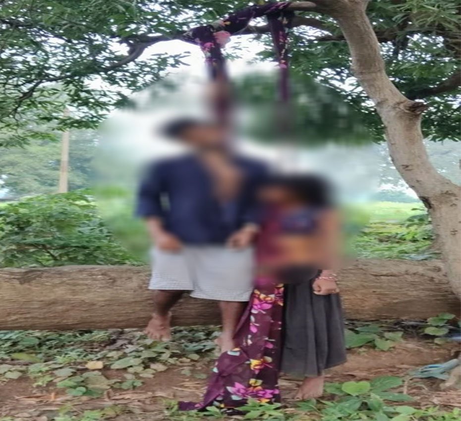फंदे पर लटके मिले युवक-युवती के शव
