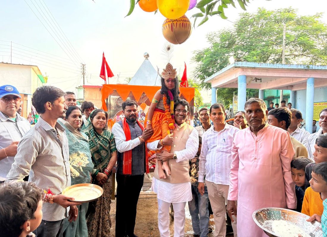 जन्माष्टमी पर मटकी फोड़ कार्यक्रम