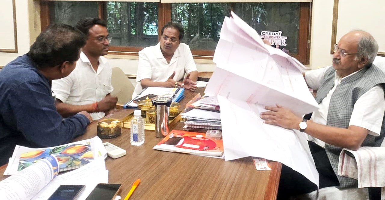नवापारा में ओवरब्रिज निर्माण कार्य प्रारंभ